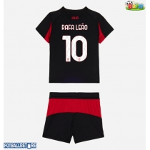 AC Milan Rafael Leao #10 Hjemmedraktsett Barn 2025-26 Kortermet (+ Korte bukser)